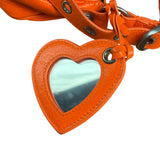Balenciaga Orange Leather XS Le Cagole Shoulder Bag