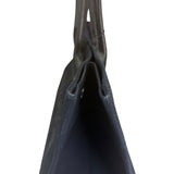 Yves Saint Laurent Navy/Black Leather Rive Gauche Tote