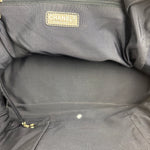 Chanel Navy Quilted Leather Lido Chain Shoulder Tote 2009