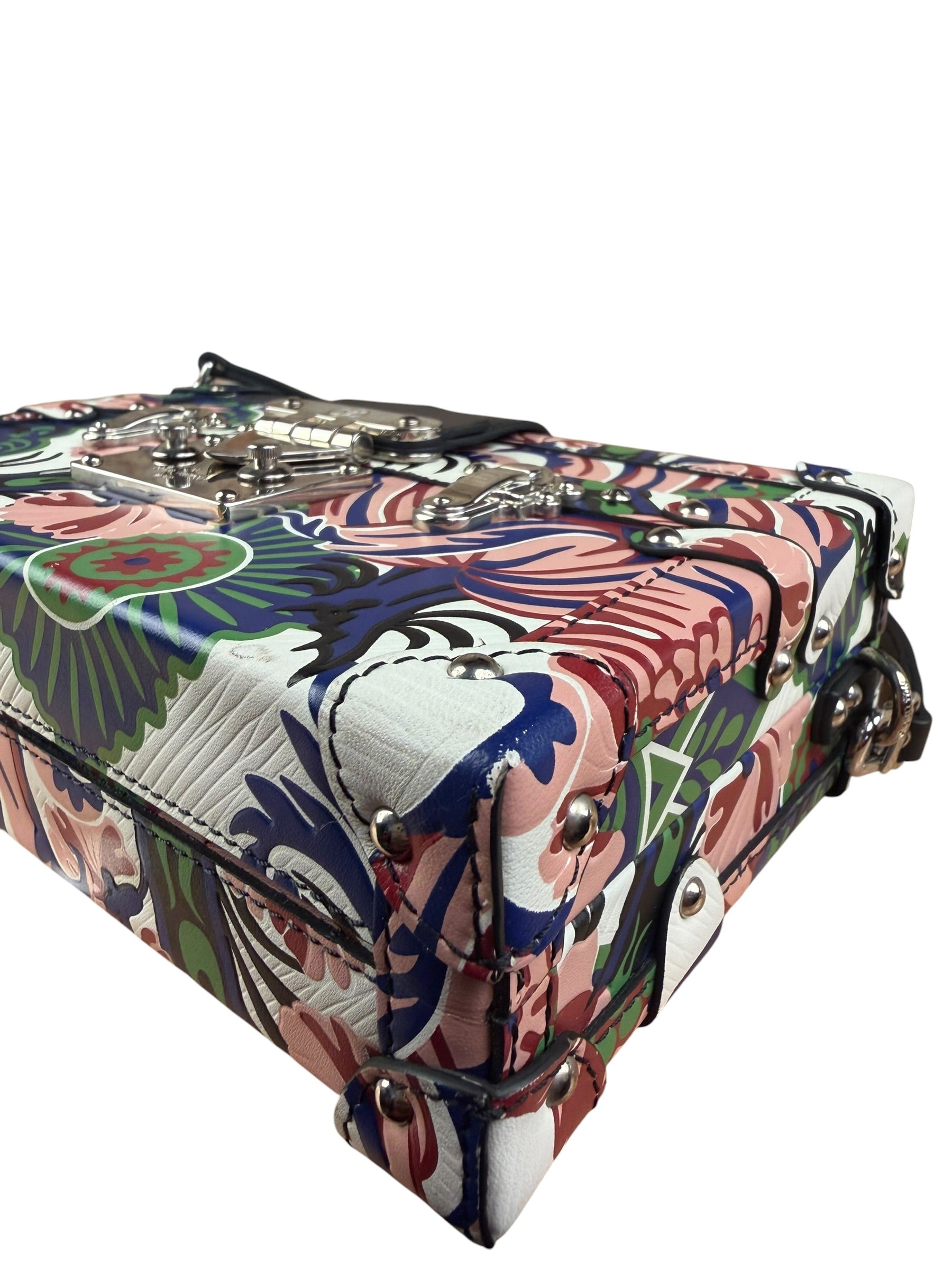Louis Vuitton Multi-Color Leather Petite Malle Vanity Case