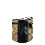 Burberry Vintage Nova Check Top Handle Vanity Bag
