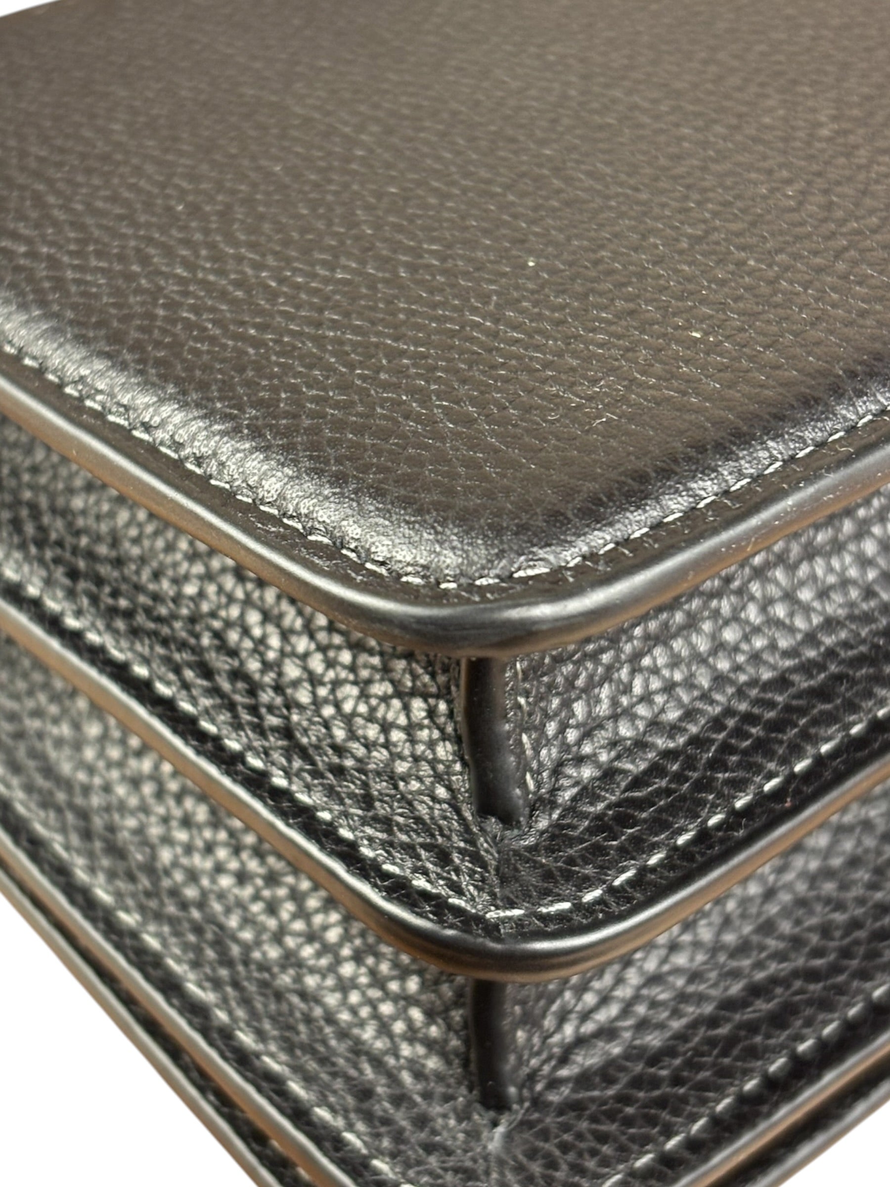 Coach Black Leather Tabby Two-Way Bag