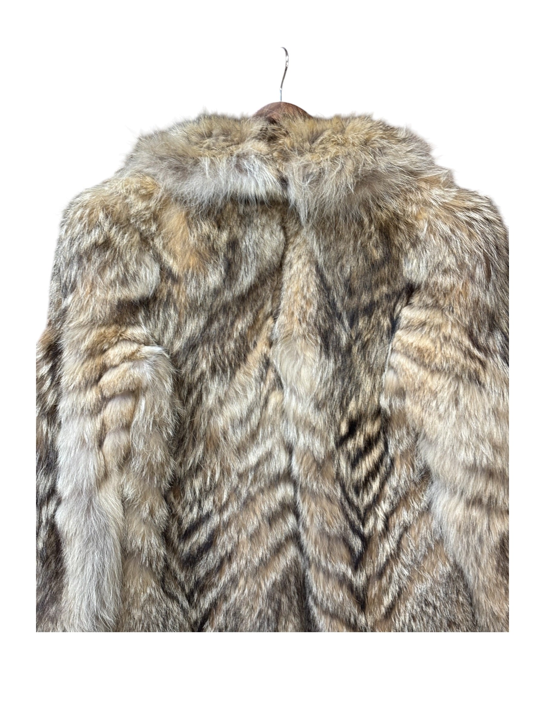 Vintage Brown Fox Fux Coat