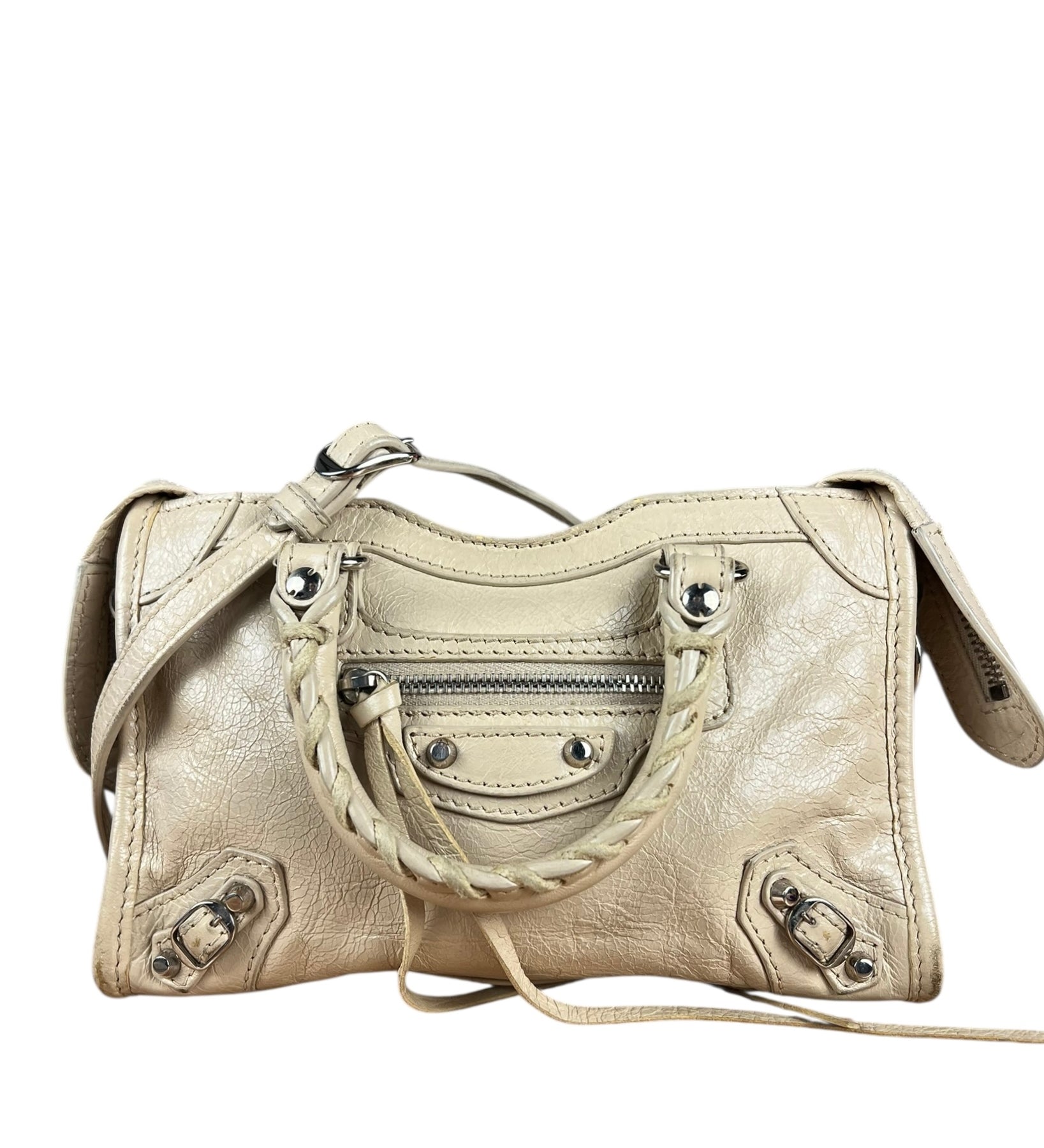 Balenciaga Beige Mini Le City Bag