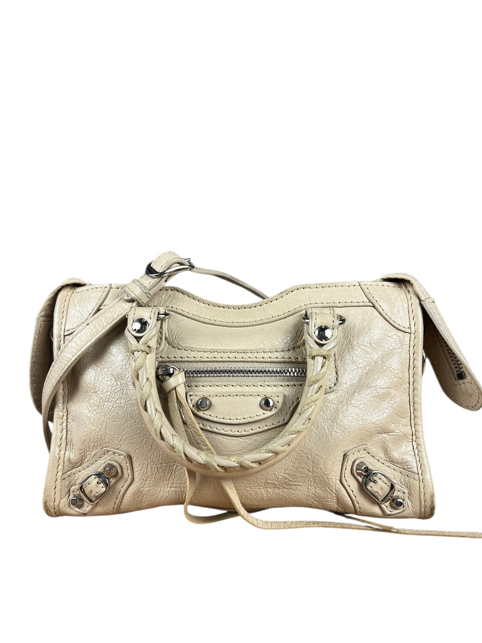 Balenciaga Beige Mini Le City Bag