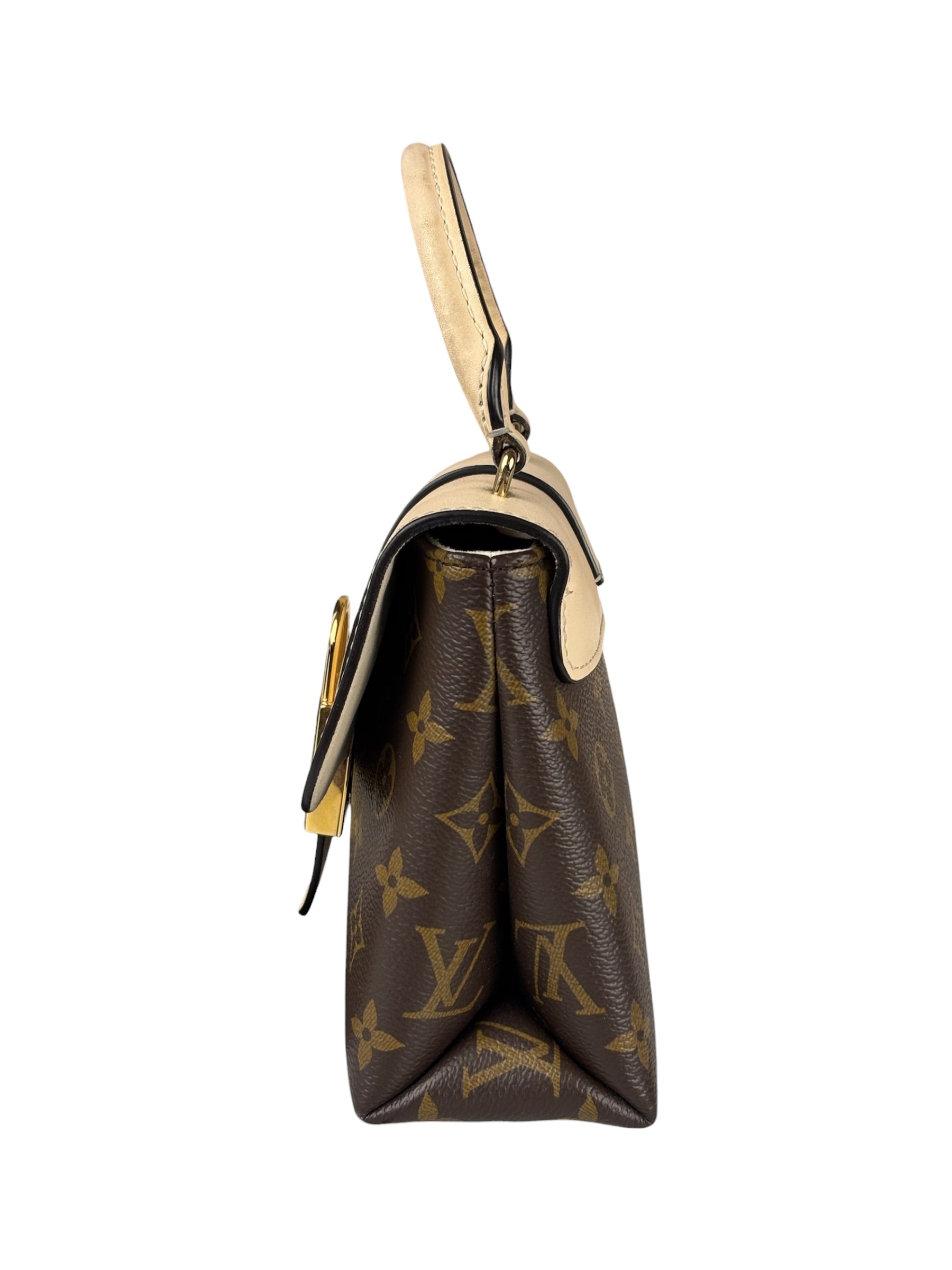 Louis Vuitton Monogram Locky BB Handbag Cream/Brown