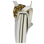 Bottega Veneta White Leather Mount Shoulder Bag