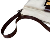Fendi Cream Baguette Shoulder Bag