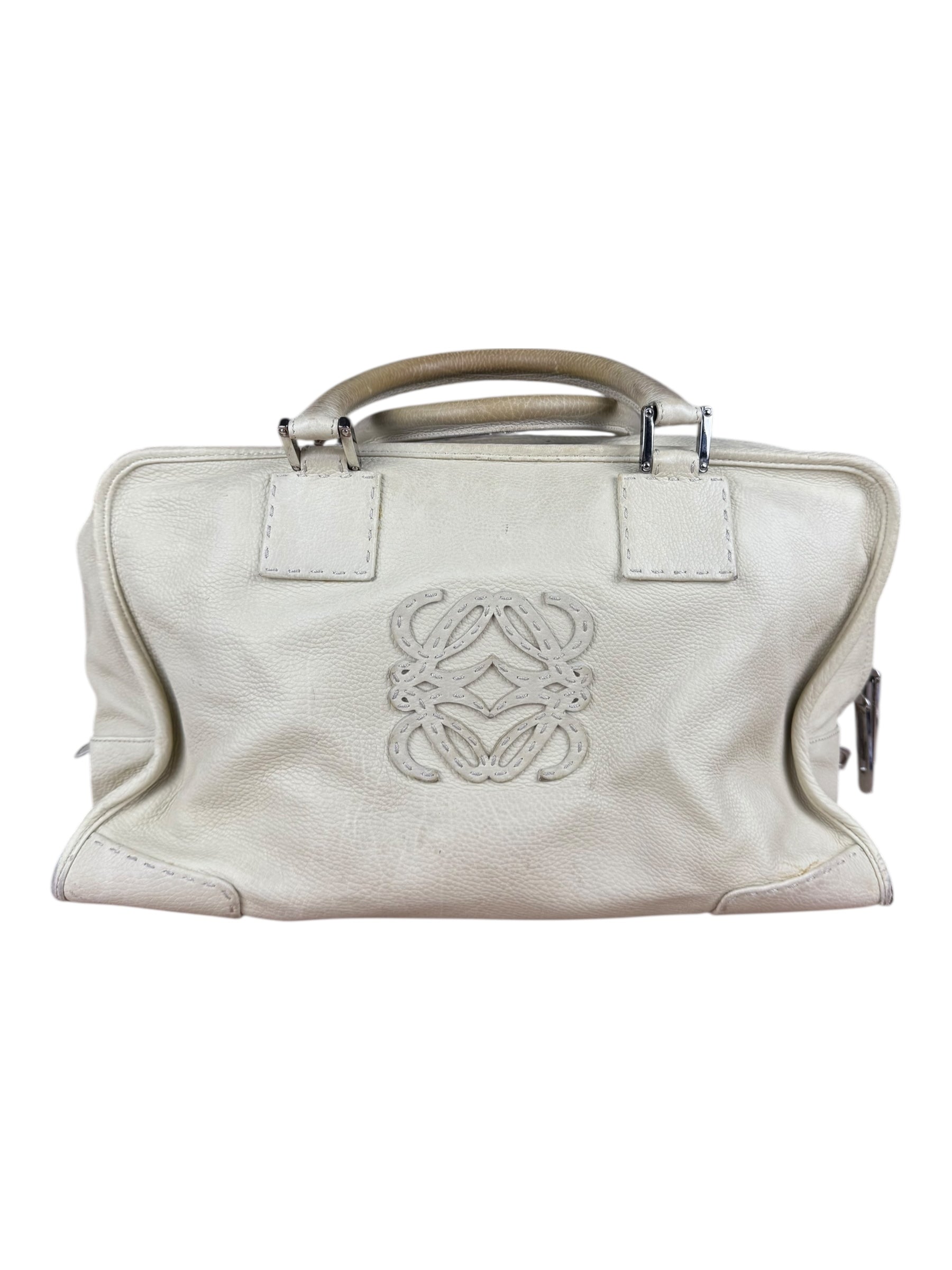 Loewe Vintage Beige Amazona 28 Handbag