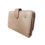 Chanel Light Pink Flower CC Snap Wallet 2011