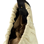 Saint Laurent White Canvas Mombasa Hobo Bag