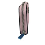 Salvatore Ferragamo Bubble Gum Calfskin Compact Zip-Around Wallet