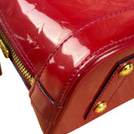 Louis Vuitton Red Monogram Vernis Alma bb