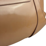 Fendi Borsa Pink Patent Leather Cuoio Ingrassato Compilation Shoulder Bag