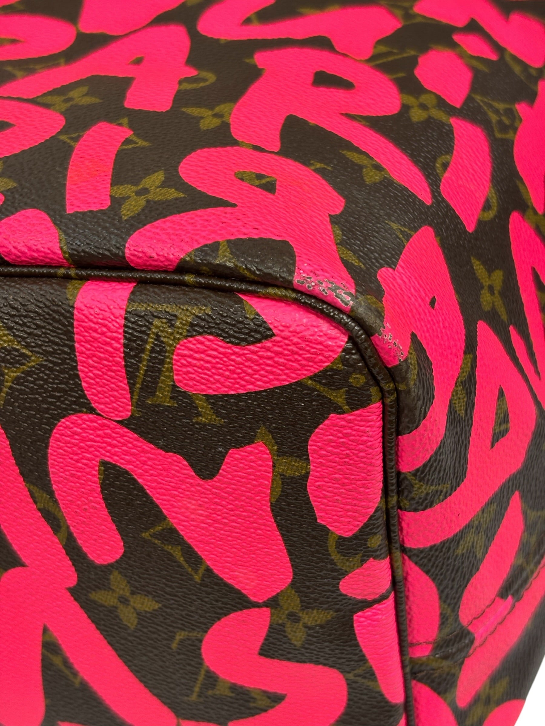 Louis Vuitton x Stephen Sprouse Graffiti Pink/Brown Monogram Neverfull GM