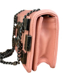 Chanel Pink Mini Boy Brick Chain Flap Bag 2013