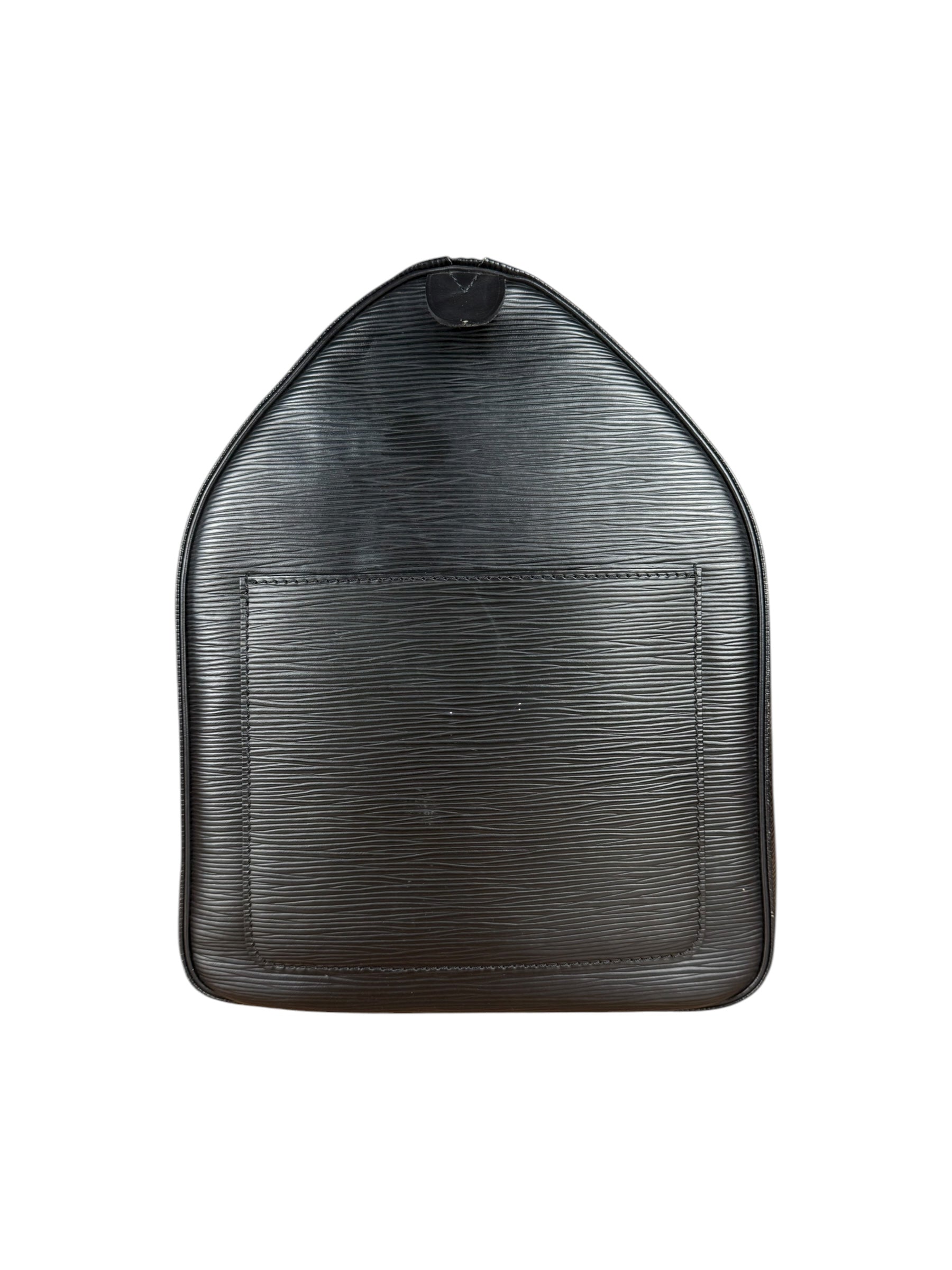 Louis Vuitton Noir Epi Leather Keepall 55