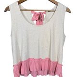 Miu Miu Ruffle Sleeveless Top