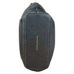 Coach Pebbled Leather Shoulder Bag Black Turn-Lock