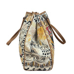 Prada Vintage Limited Edition Venetian Scene Canvas Tote Bag
