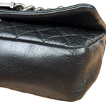 Chanel Black Leather Quilted Leather 31 Rue Cambon Flap Bag 2014