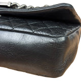 Chanel Black Leather Quilted Leather 31 Rue Cambon Flap Bag 2014
