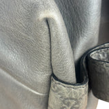 Gucci Supple Gray Bamboo Bar Medium Shoulder Bag