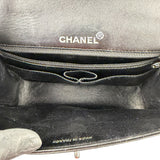 Chanel Vintage Black Leather In The Business Flap Handbag 1996