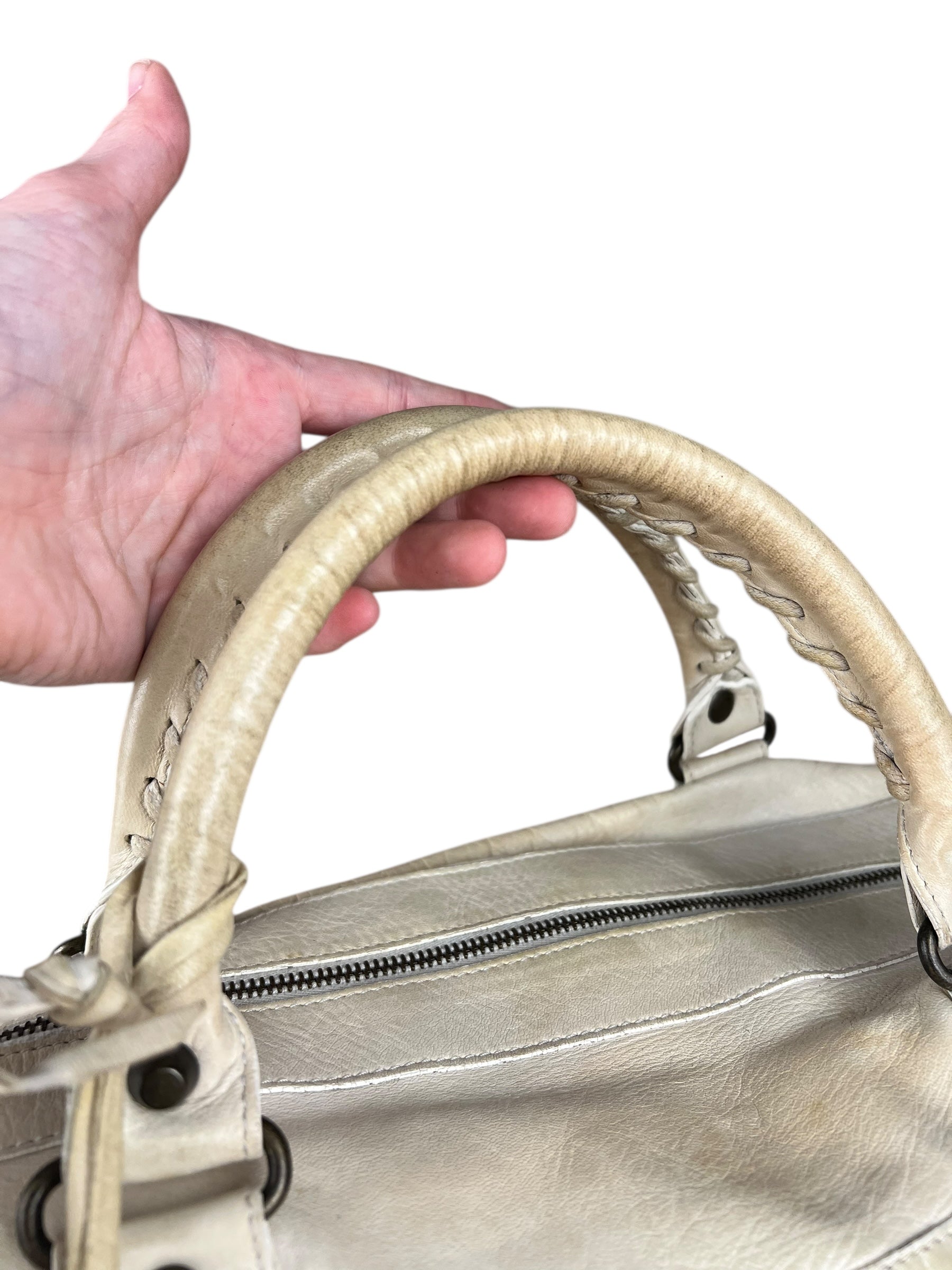 Balenciaga Beige Twiggy Le City Bag