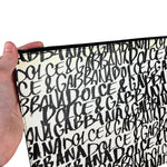 Dolce & Gabbana Graffiti Clutch White