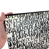 Dolce & Gabbana Graffiti Clutch White