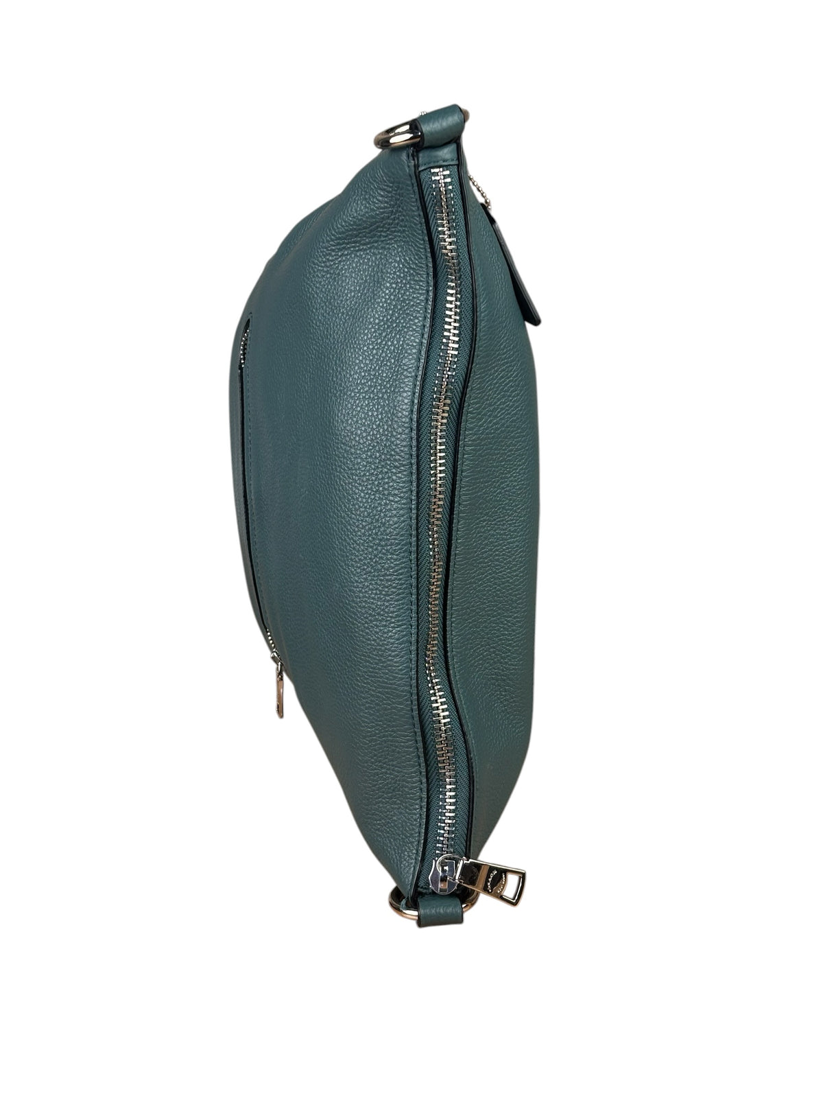 Coach Green Pebbled Leather Rogue Shoulder Bag