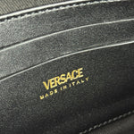 Versace Black/White Tweed Pochette