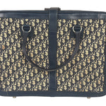 Christian Dior Vintage Navy Oblique Travel Bag