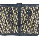 Christian Dior Vintage Navy Oblique Travel Bag