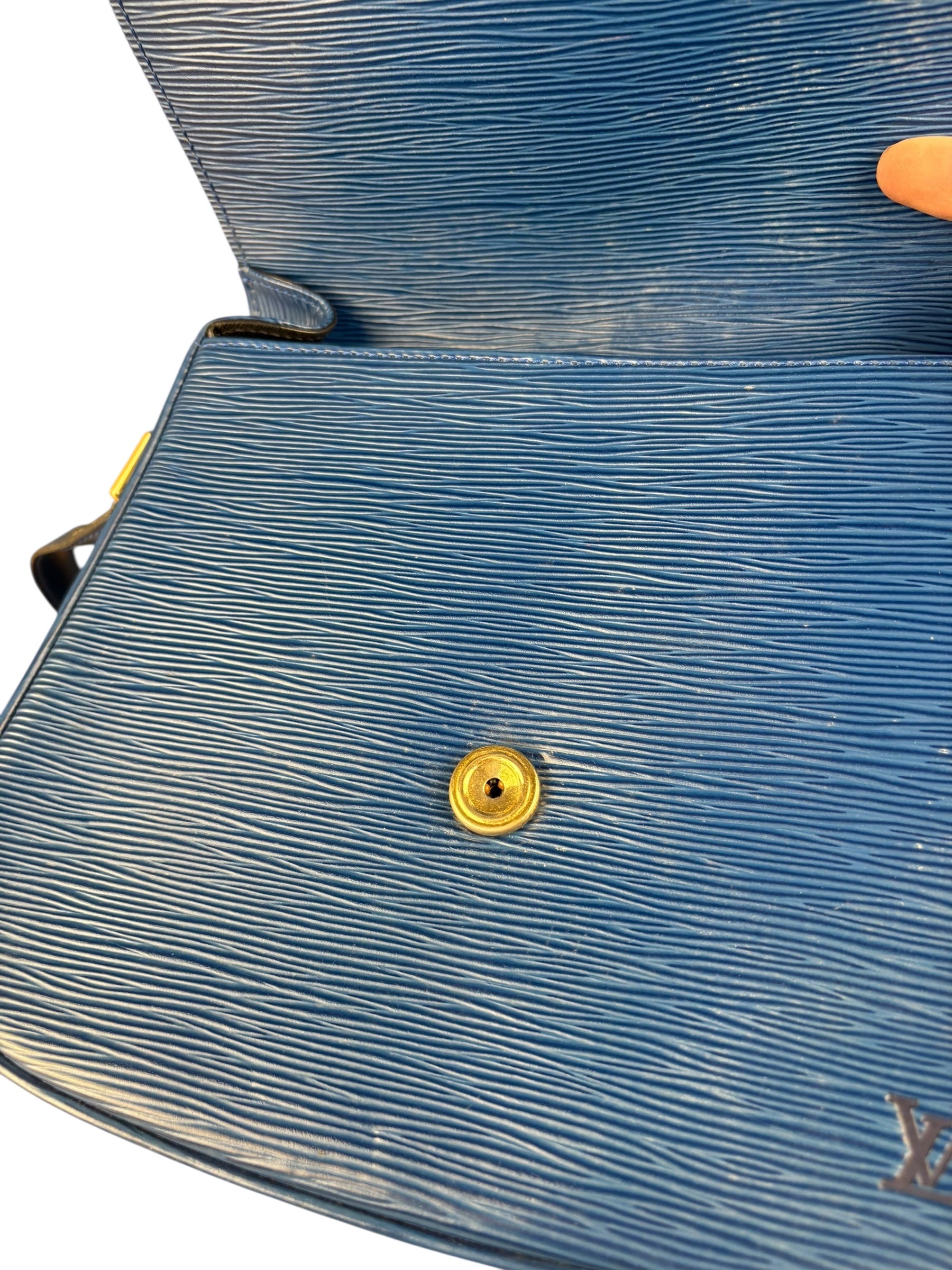 Louis Vuitton Blue Epi Saint Cloud Crossbody