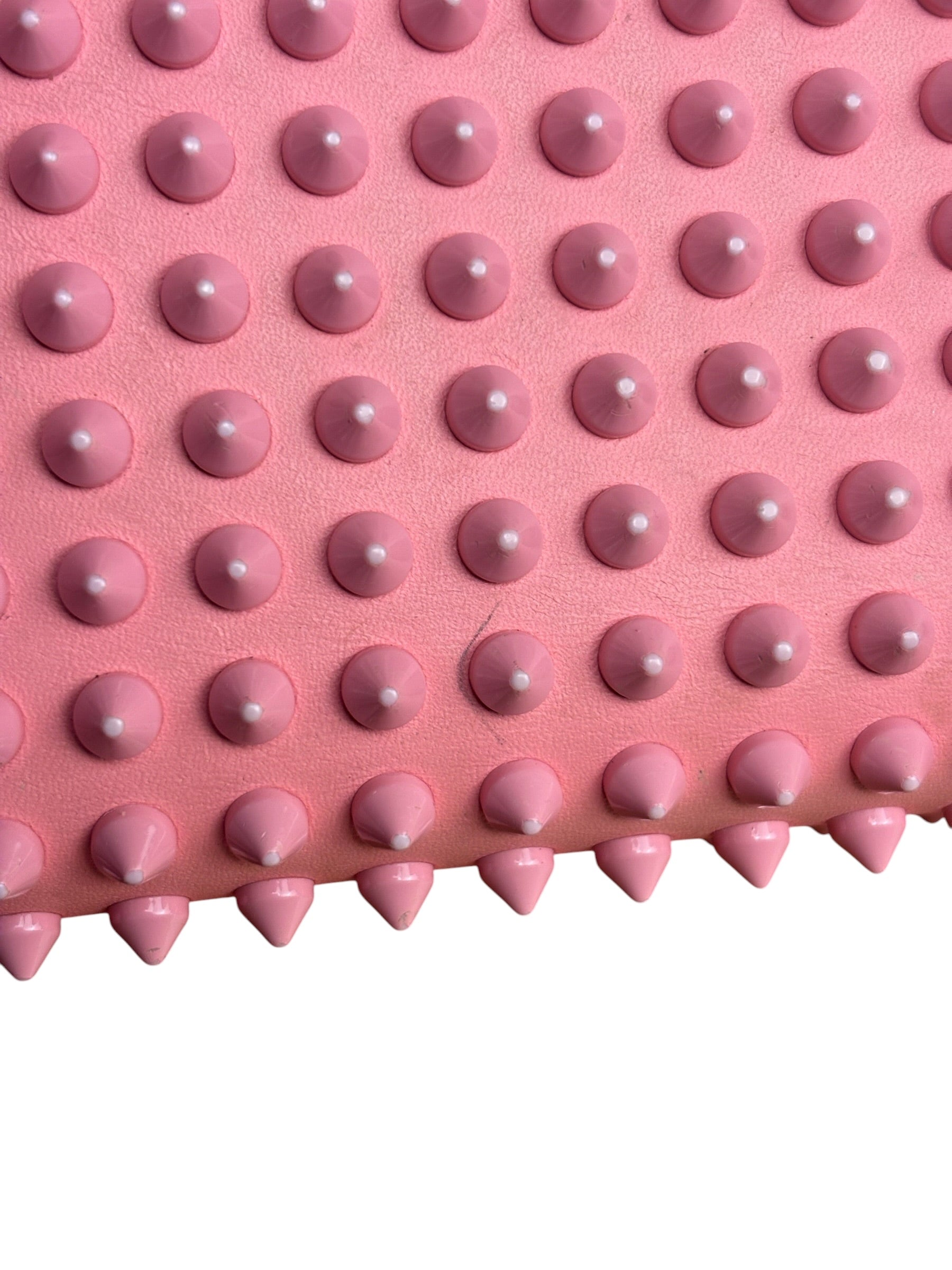 Christian Louboutin Panettone Bicolor Studded Long Zip Around Wallet