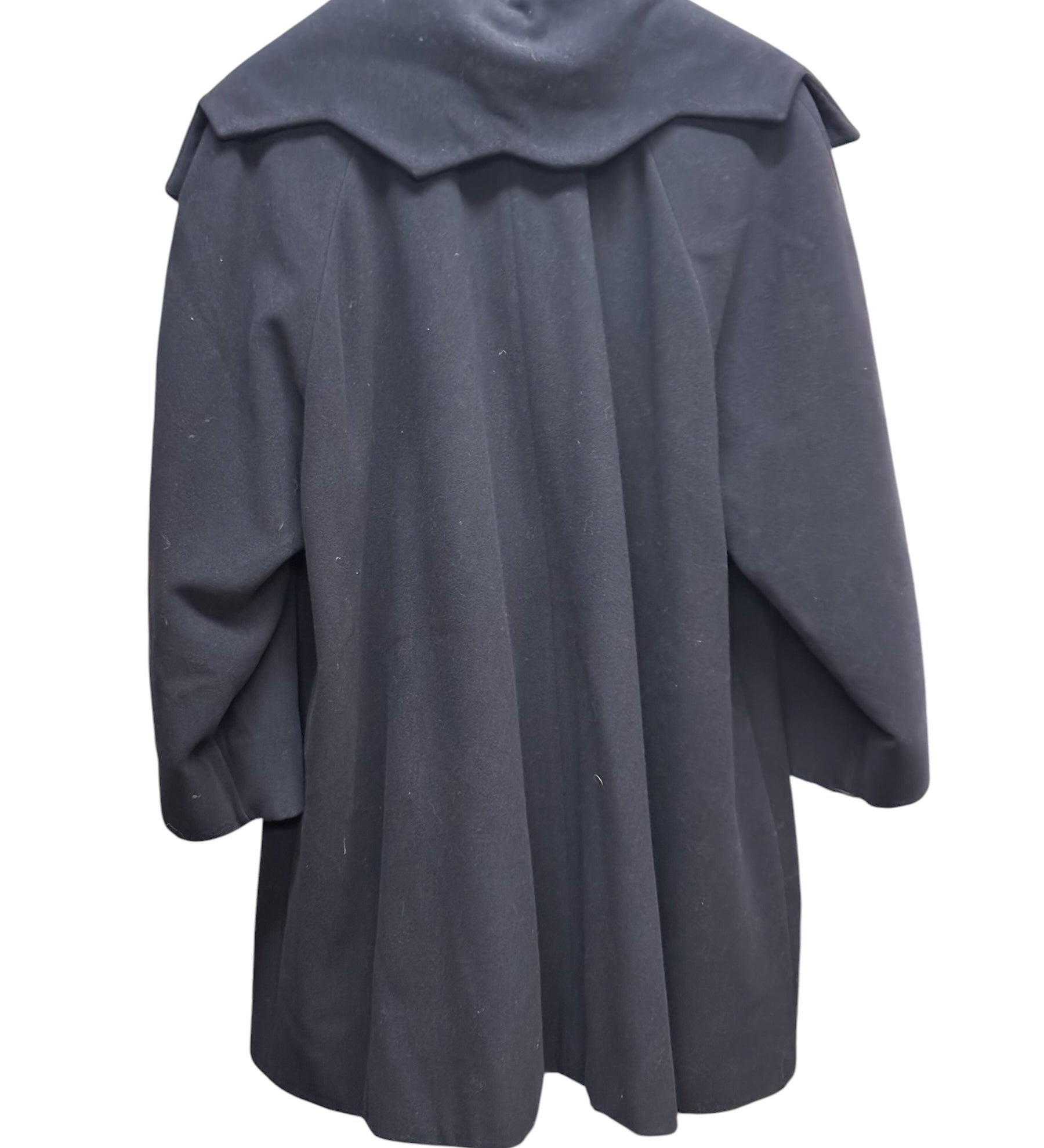 Vintage Fendi 365 Wool Trench Coat Navy
