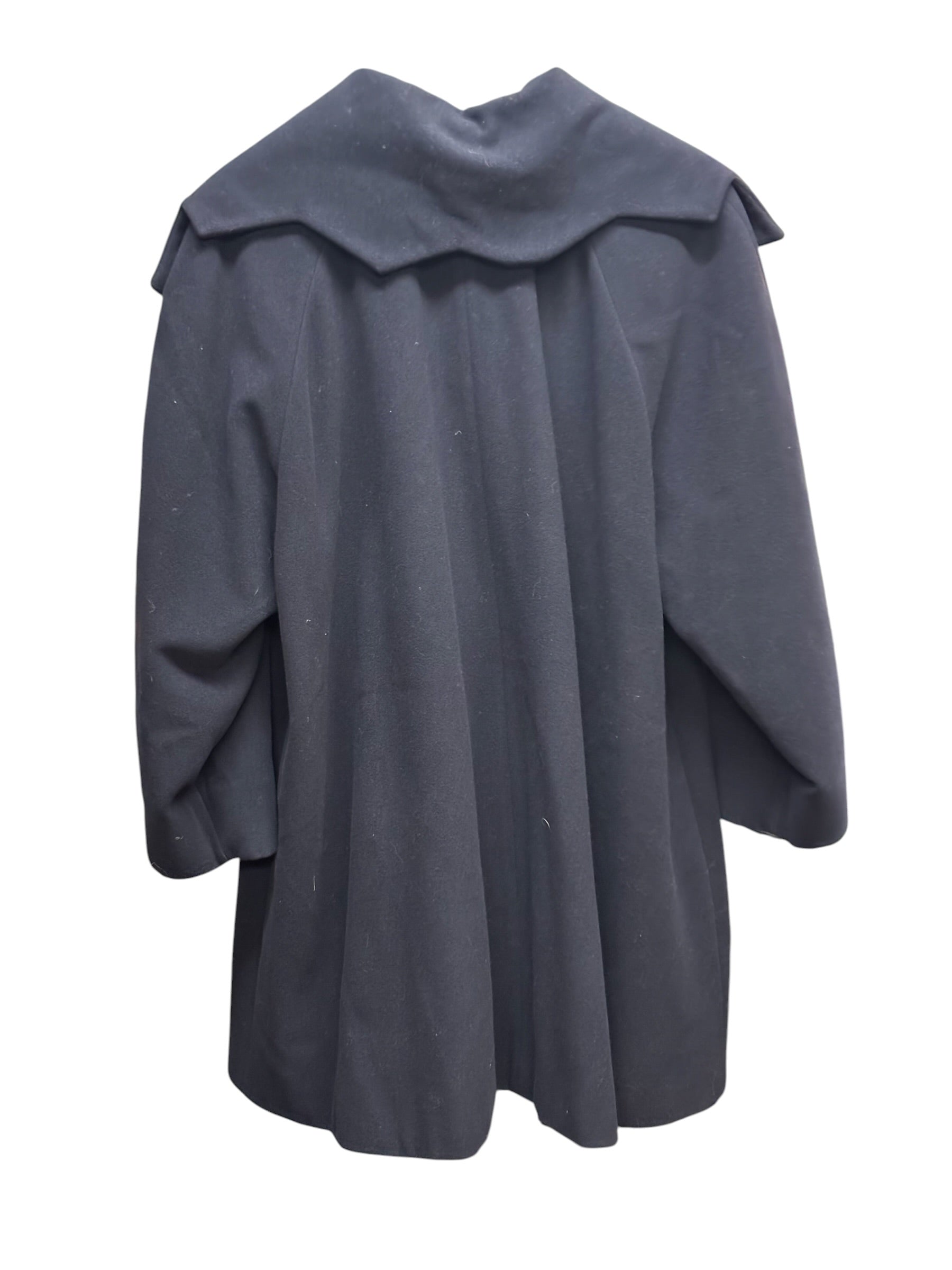 Vintage Fendi 365 Wool Trench Coat Navy