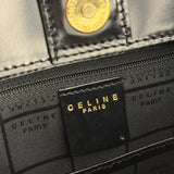 Celine Vintage Patent Logo Shoulder Bag