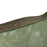 Chanel Olive Green/Brown Leather Trim Interlocking Ring Strap Hobo Bag 2003