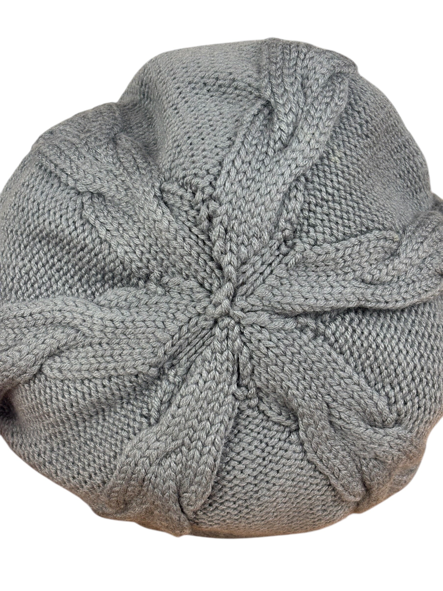 Louis Vuitton Grey Wool Knit Beret
