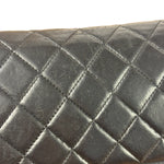 Chanel Black Quilted Lambskin Boy Flap Wallet On Chain 2014