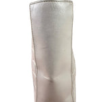 Chanel White Leather Chocolate Bar CC Tote Bag 2002