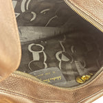 Ferragamo Vintage Brown Leather Hobo Bag