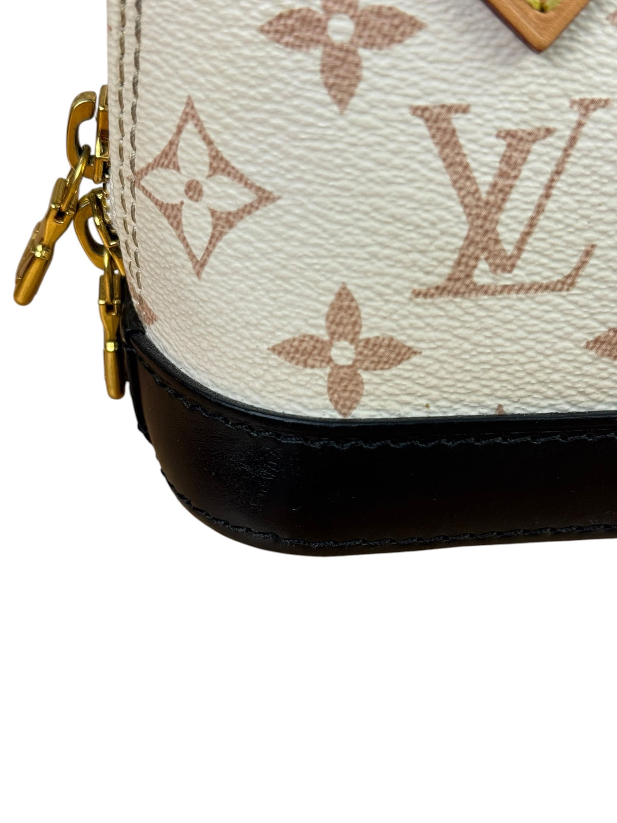 Louis Vuitton Off-White/Black Monogram Dune Nano Alma Two-Way Bag