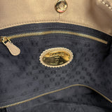 Loewe Metallic Beige Nappa Aire Handbag