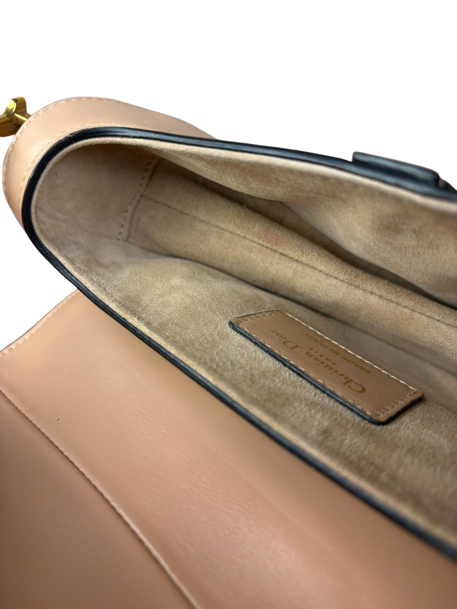 Christian Dior Blush Pink Mini Saddle Bag