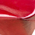Louis Vuitton Red Leather Monogram Vernis Bellevue Handbag PM