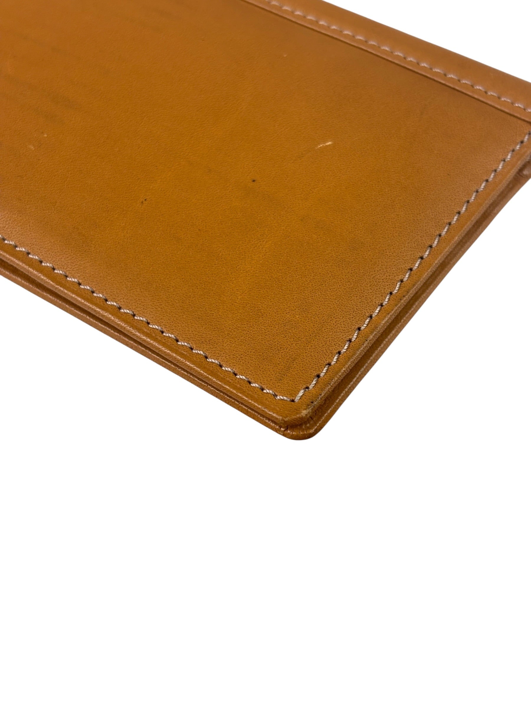 Kenzo Brown Leather Bi-Fold Long Wallet